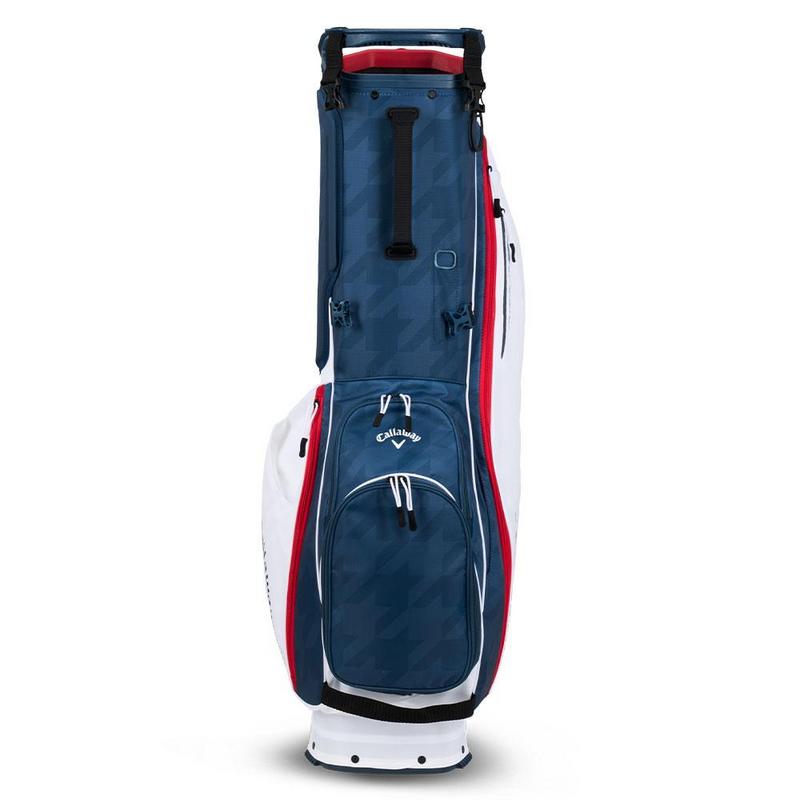 Callaway Hyperlite Zero Double Strap Golf Stand Bag - Navy/White/Red - main image