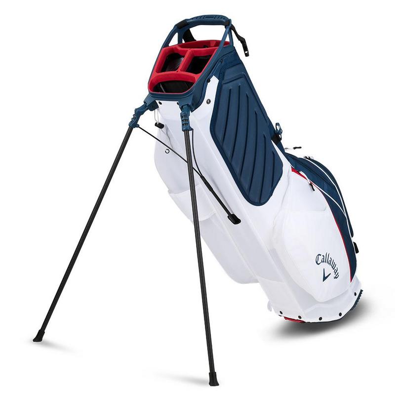 Callaway Hyperlite Zero Double Strap Golf Stand Bag - Navy/White/Red - main image