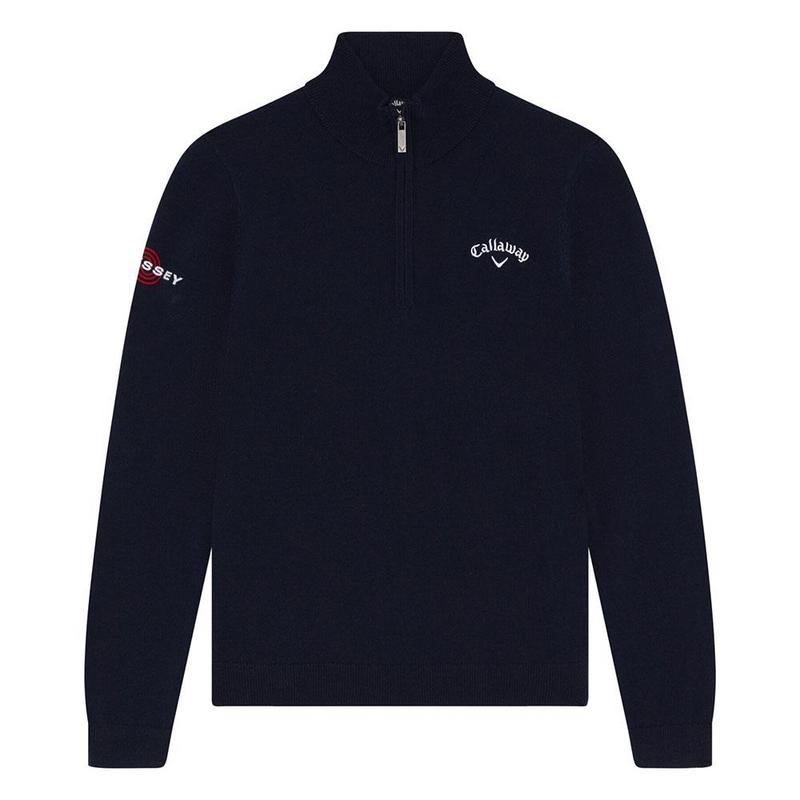Callaway Odyssey Junior 1/4 Zip Golf Sweater - Navy - main image