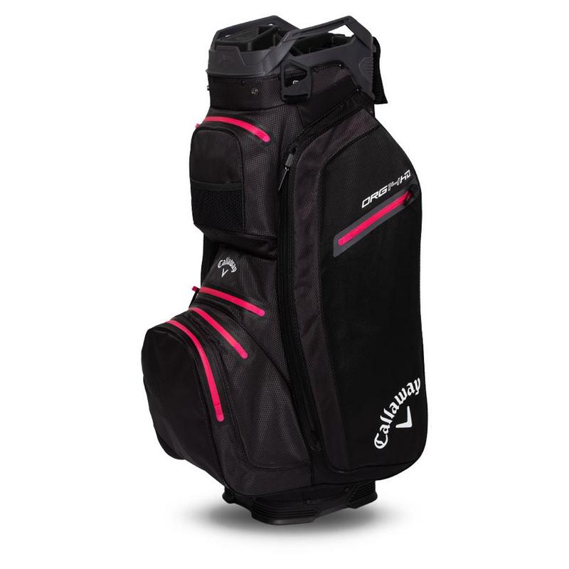 Callaway Org 14 HD Waterproof Golf Cart Bag - Black/Charcoal/Pink - main image