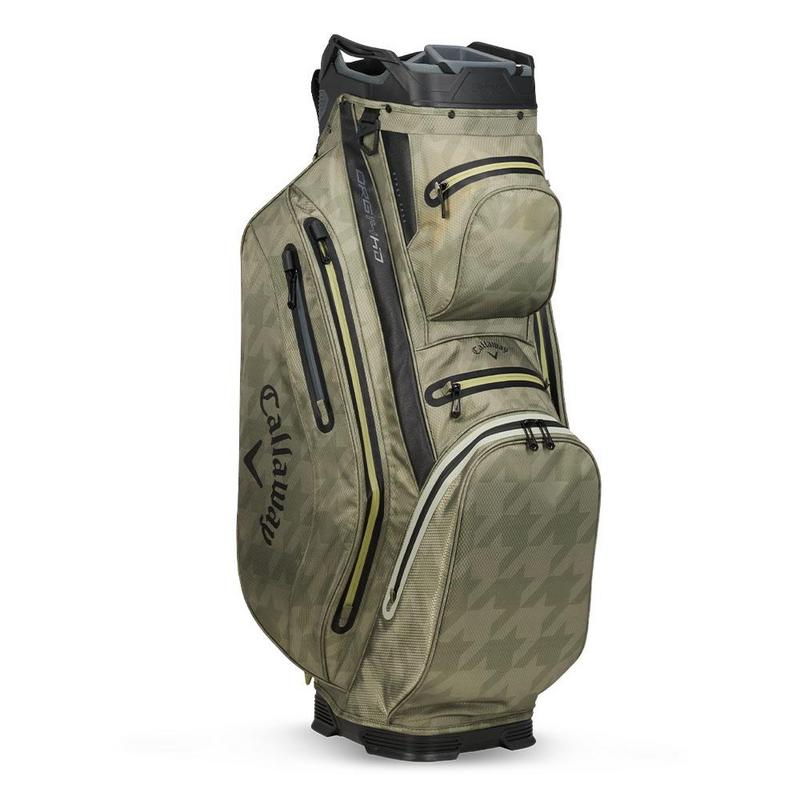 Callaway Org 14 HD Waterproof Golf Cart Bag - Olive Houndstooth - main image