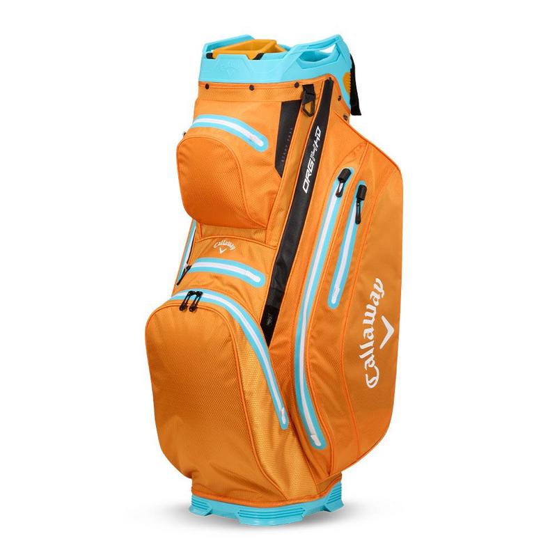 Callaway Org 14 HD Waterproof Golf Cart Bag - Orange/Electric Blue - main image