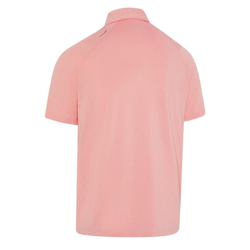 Callaway SS Solid Swing Tech Golf Polo Shirt - Candy Pink - main image