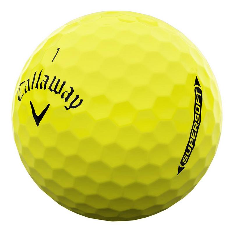 Callaway Supersoft Golf Balls - Yellow - main image