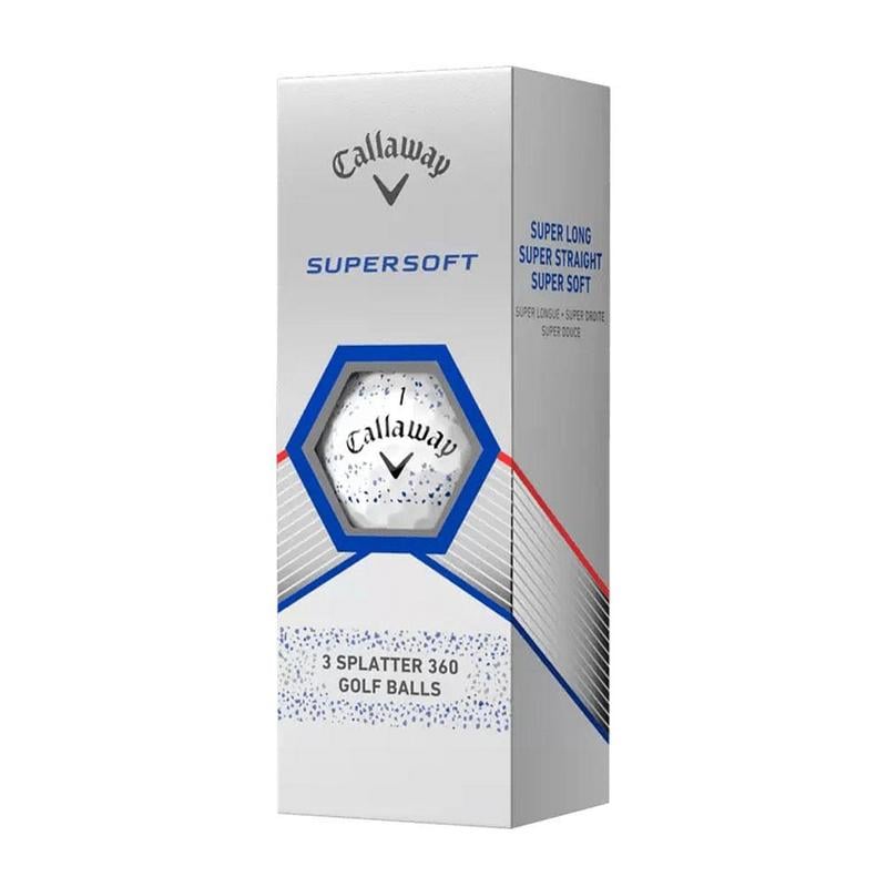 Callaway Supersoft Splatter Golf Balls - Blue - main image