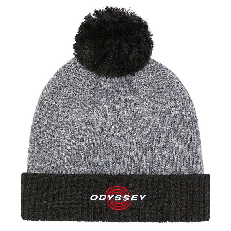 Callaway Tour Authentic Pom Golf Beanie - Charcoal/Black - main image