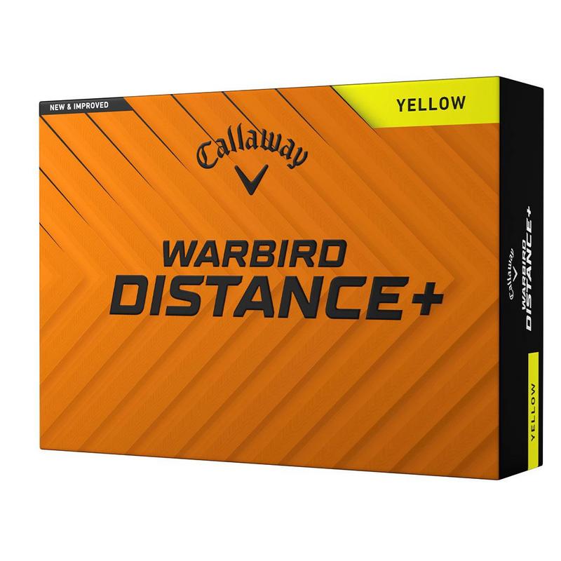 Callaway Warbird Distance+ Golf Balls - Yellow - main image