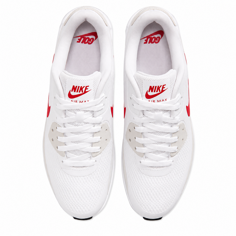 Nike Air Max 90 G Golf Shoes - White/Fire Red/Photon - main image