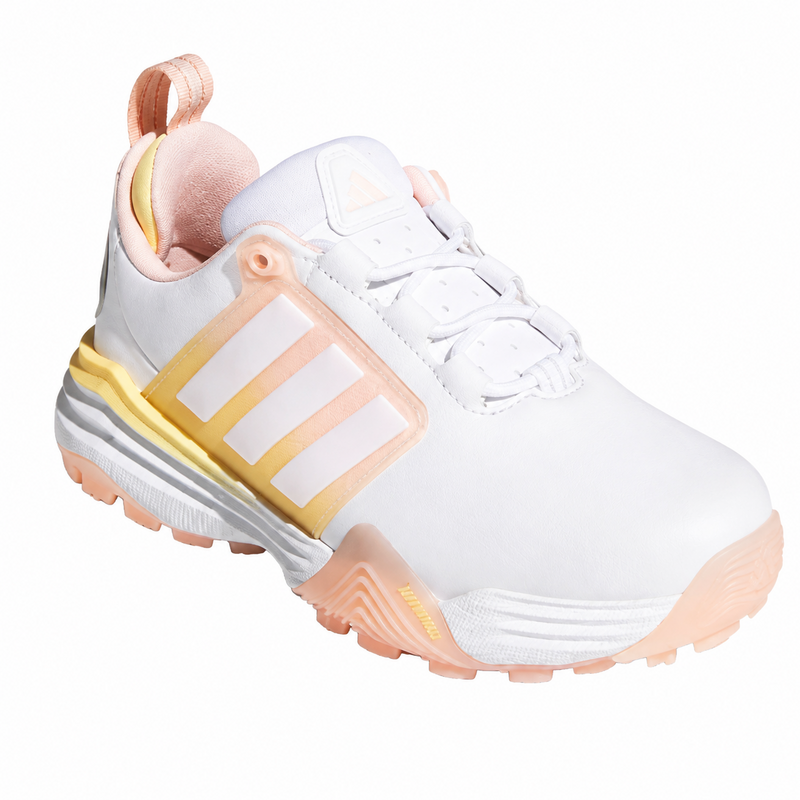 adidas Adipower 26 Spikeless Ladies Golf Shoes - White/Pink/Ice Tangerine - main image