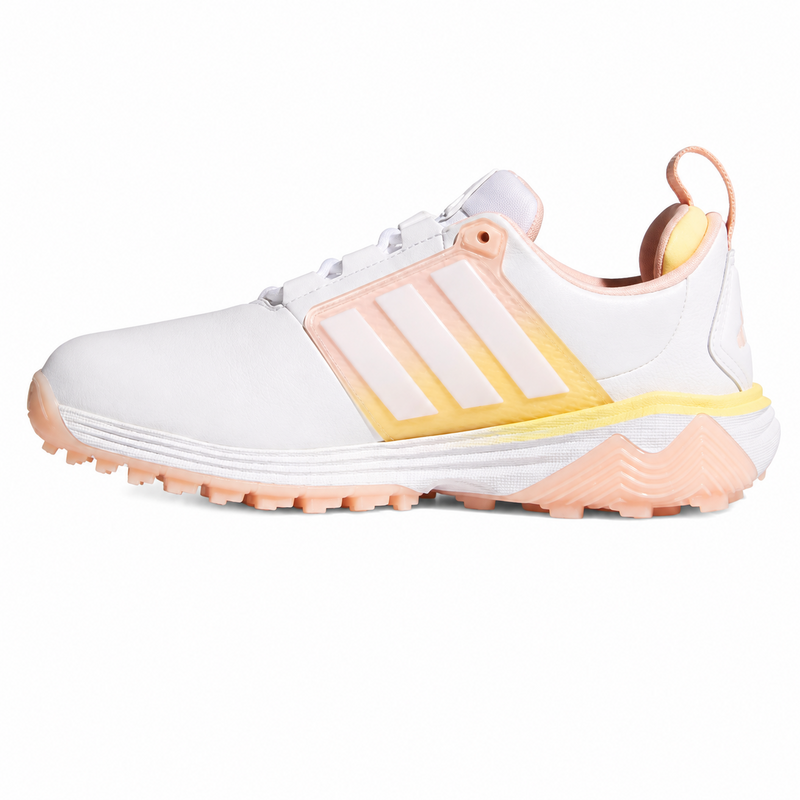adidas Adipower 26 Spikeless Ladies Golf Shoes - White/Pink/Ice Tangerine - main image