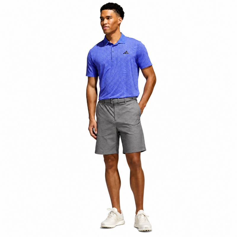 adidas Tour Deco Golf Polo Shirt - Dual Indigo/Lilac - main image