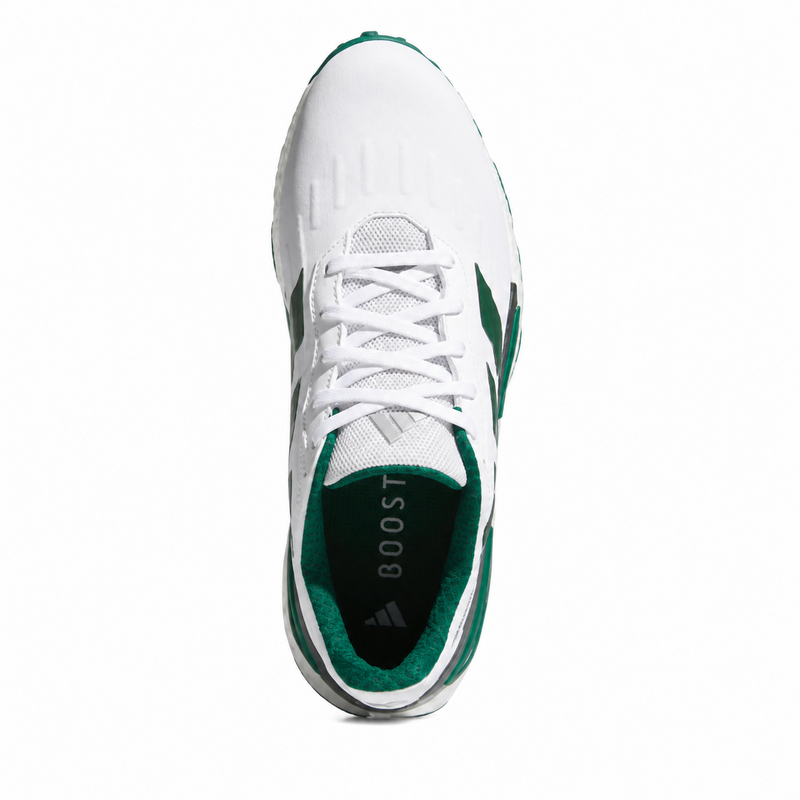 adidas Codechaos 27 Golf Shoes - White/Collegiate Green/Silver Metallic - main image