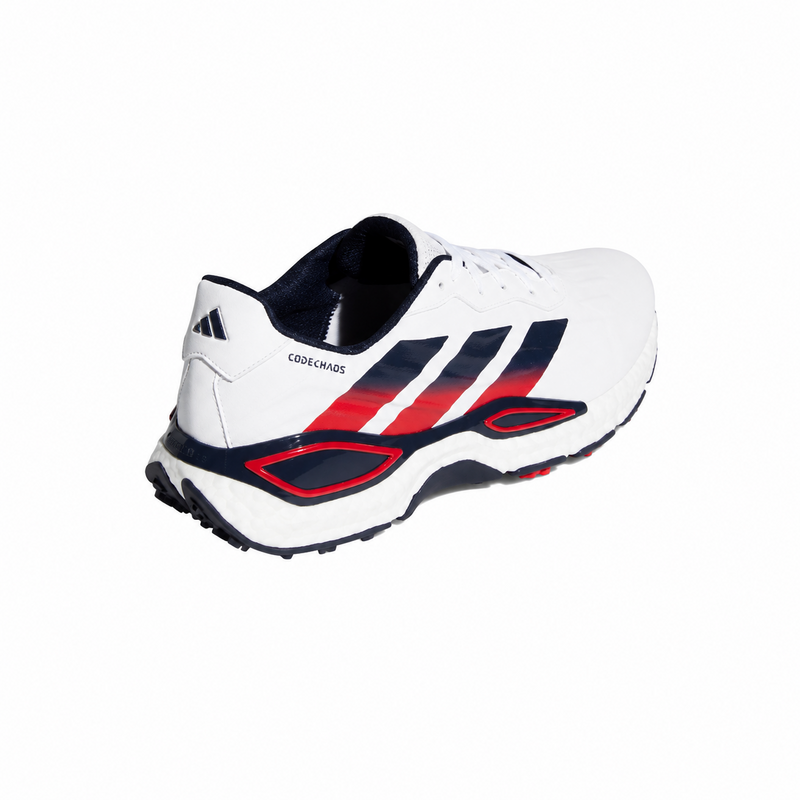 adidas Codechaos 27 Golf Shoes - White/Collegiate Navy/Pure Ruby - main image