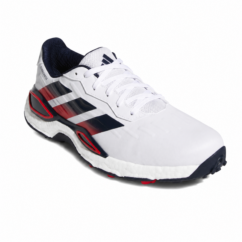adidas Codechaos 27 Golf Shoes - White/Collegiate Navy/Pure Ruby - main image