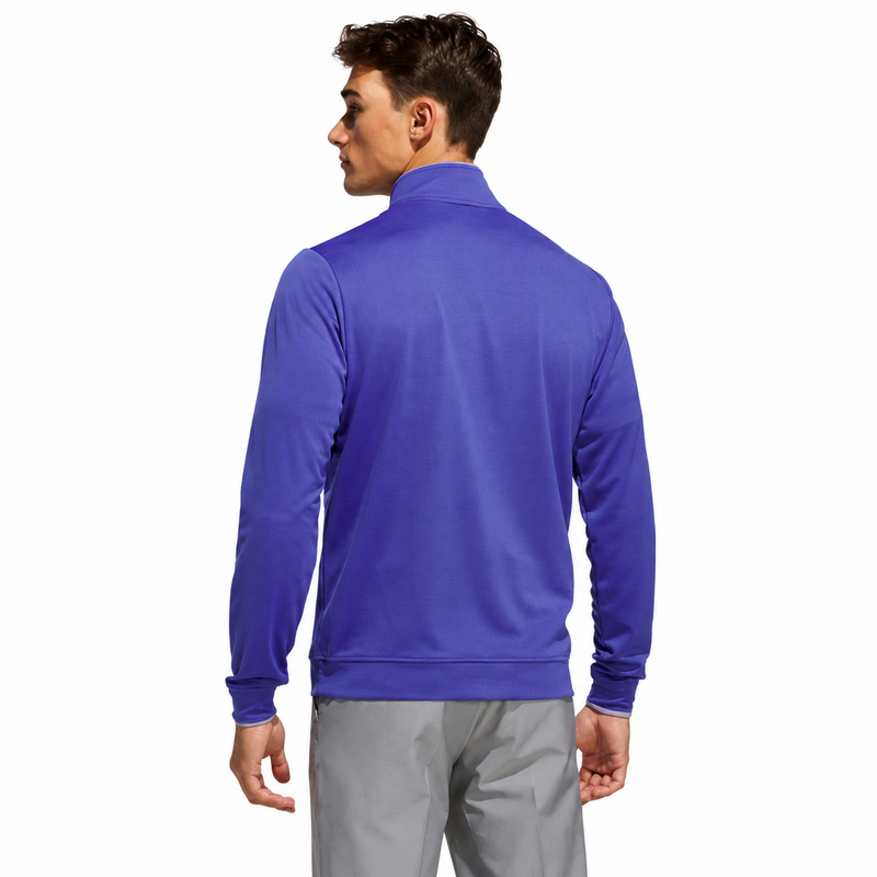 adidas Core Lightweight 1/4 Zip Golf Sweater - Dual Indigo - main image