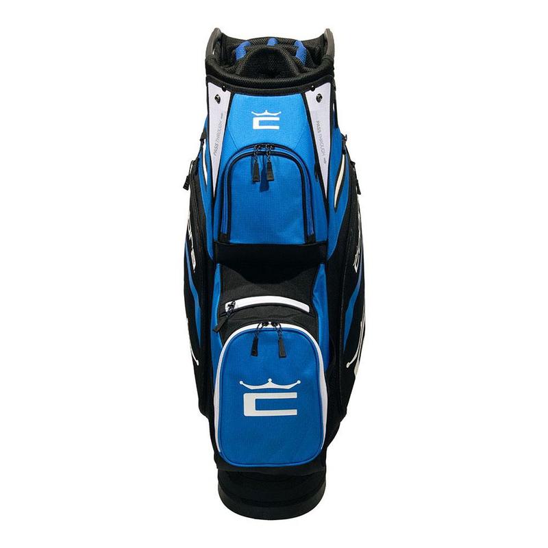 Cobra Signature Golf Cart Bag - Bright White/Black/Electric Blue - main image