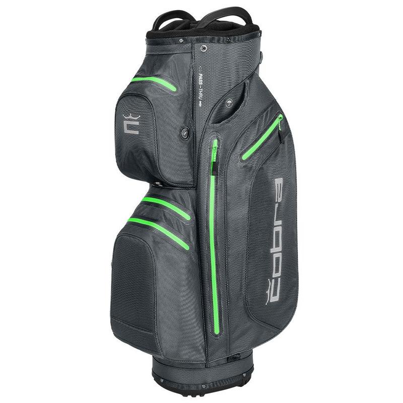 Cobra Ultradry Pro Golf Cart Bag - Quiet Shade/Green Gecko - main image