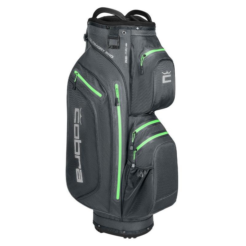 Cobra Ultradry Pro Golf Cart Bag - Quiet Shade/Green Gecko - main image