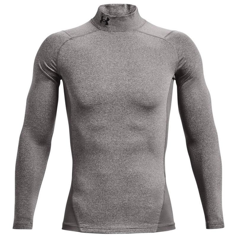 Under Armour ColdGear Compression Golf Mock Baselayer - Grey - main image