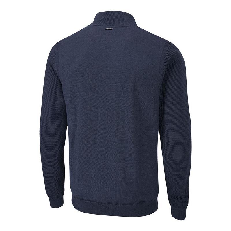 Ping Croy Lined Half Zip Golf Sweater - Oxford Blue - main image