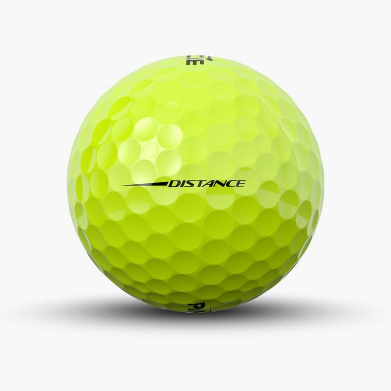 Pinnacle Distance 15 Golf Ball Pack - Yellow - main image