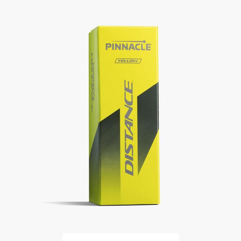 Pinnacle Distance 15 Golf Ball Pack - Yellow - main image