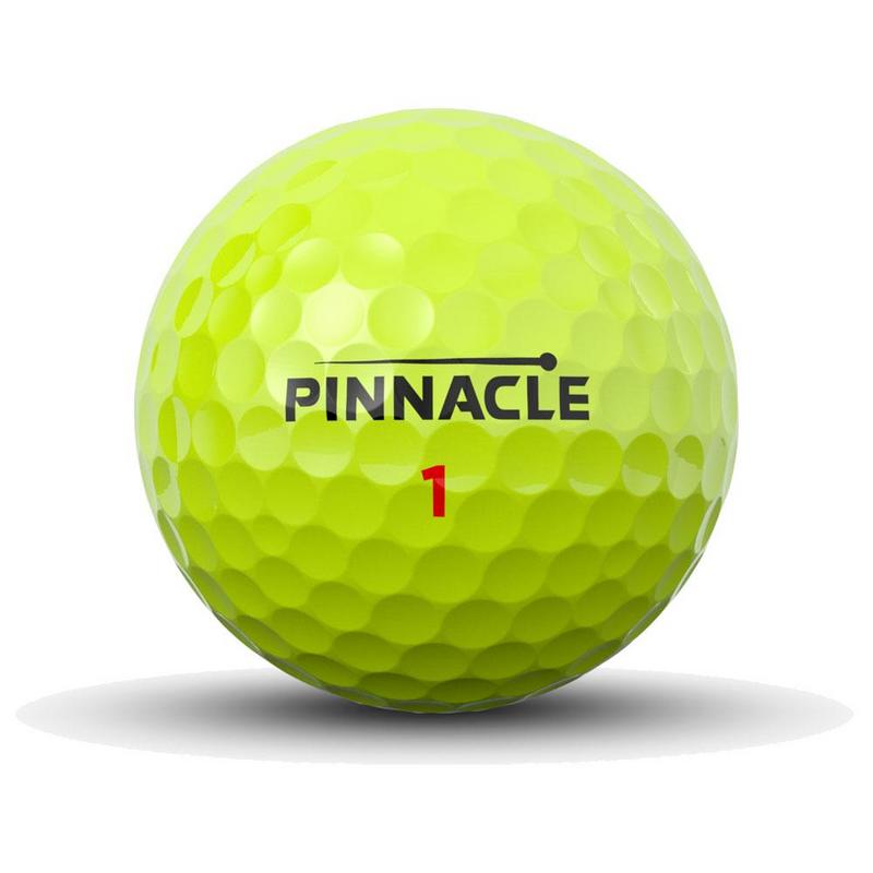 Pinnacle Distance 15 Golf Ball Pack - Yellow - main image