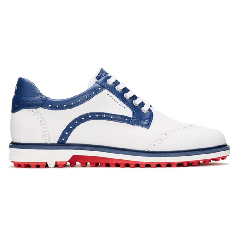 Duca Del Cosma Barasso Golf Shoes - White/Blue - main image