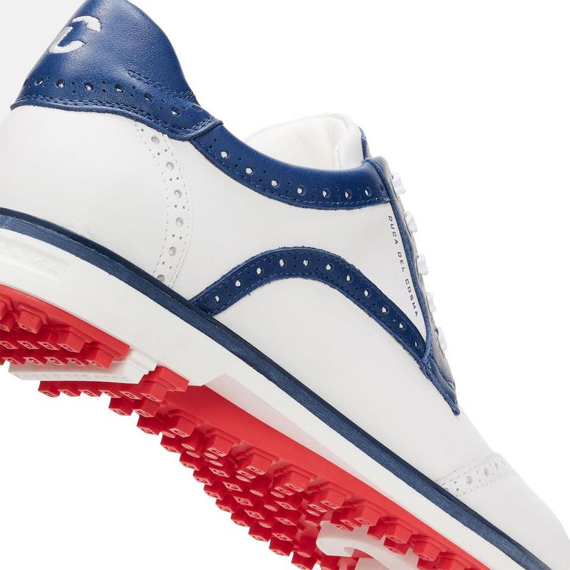 Duca Del Cosma Barasso Golf Shoes - White/Blue - main image