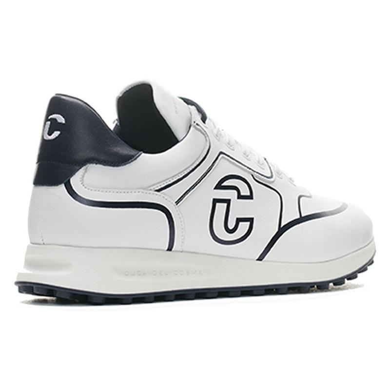 Duca Del Cosma Flyer Golf Shoes - White/Navy - main image