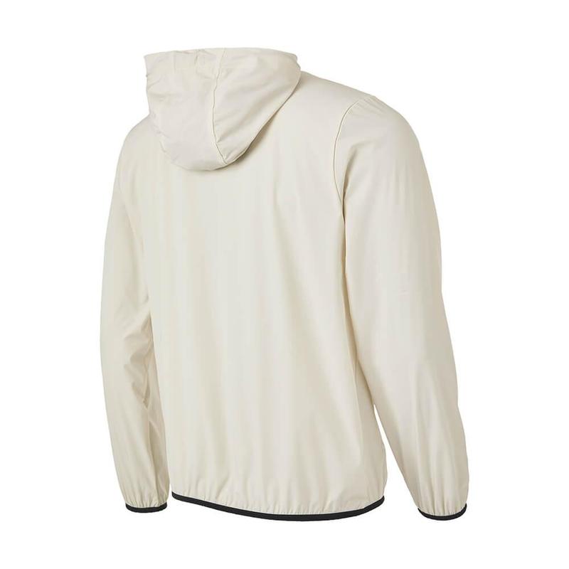 Ellesse Losali Hooded Full Zip Golf Jacket - Stone - main image