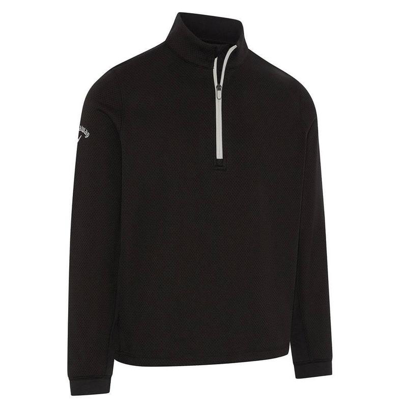 Callaway Eco Hex Textured Golf Fleece - Black - main image