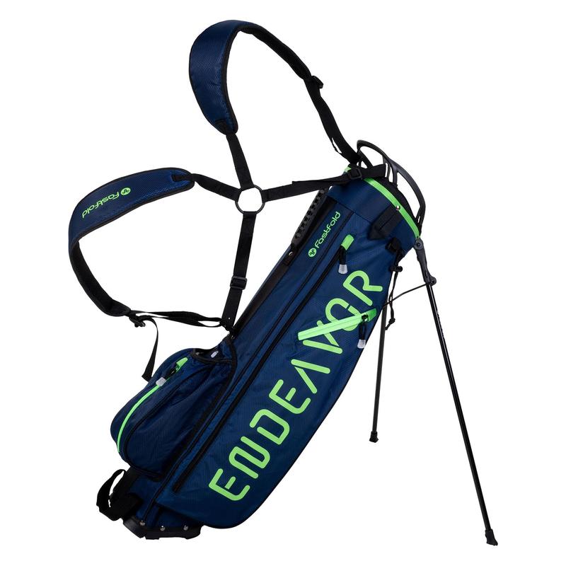 FastFold Endeavor Golf Stand Bag - Navy/Green - main image