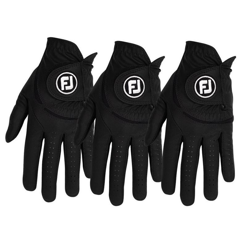 FootJoy WeatherSof Golf Glove 2024 - Black - Multi-Buy Offer - main image