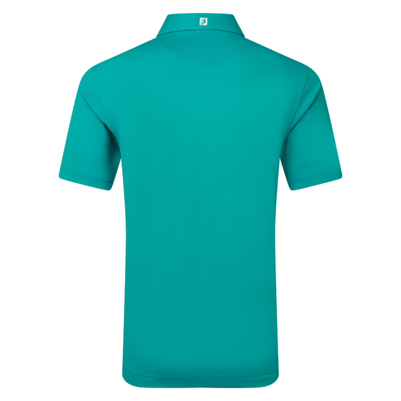 Footjoy Stretch Pique Solid Golf Polo Shirt - Tile Blue - main image