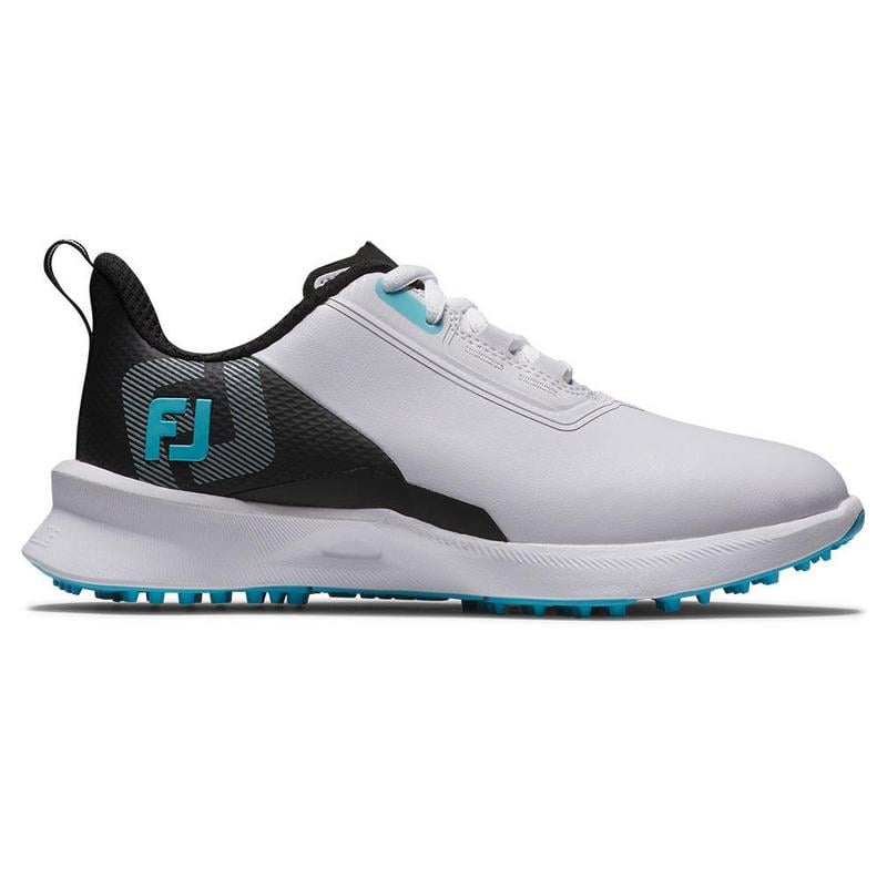 FootJoy Fuel Junior Golf Shoes - White/Black/Blue - main image