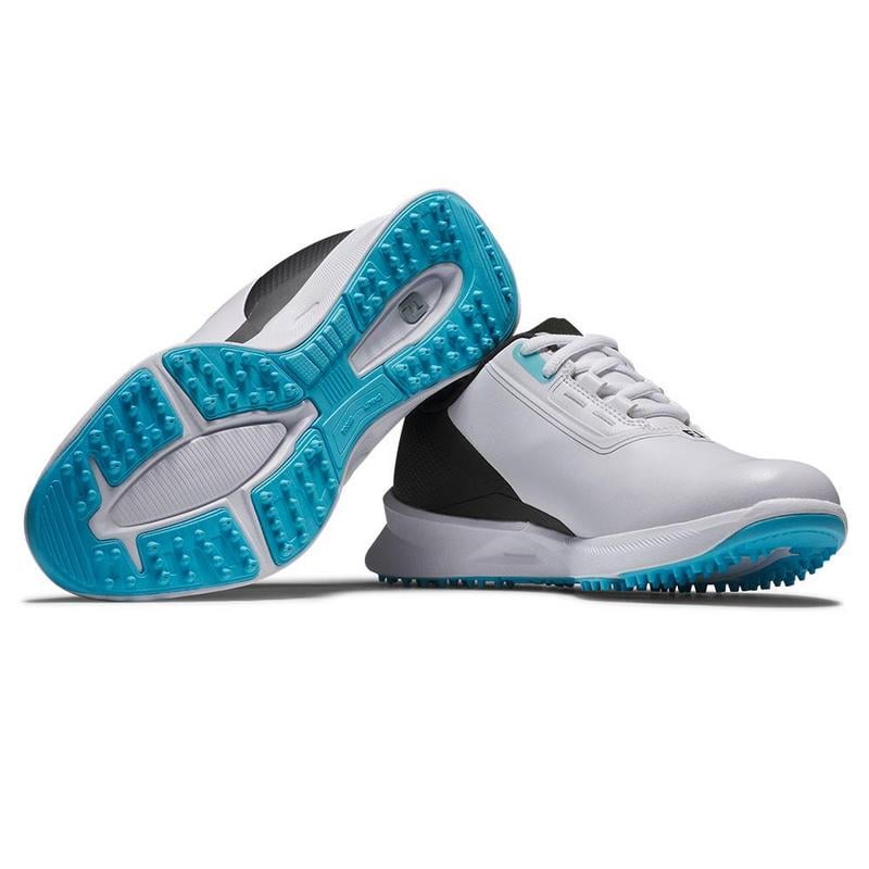 FootJoy Fuel Junior Golf Shoes - White/Black/Blue - main image