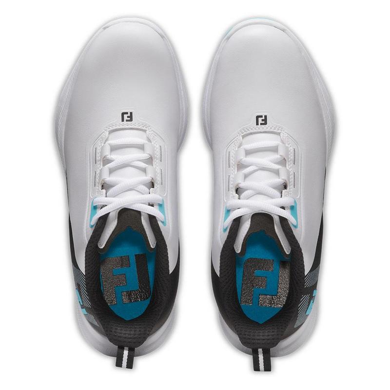 FootJoy Fuel Junior Golf Shoes - White/Black/Blue - main image