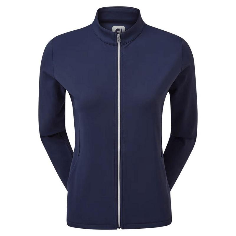 FootJoy Ladies Full-Zip Midlayer Golf Sweater - Navy - main image