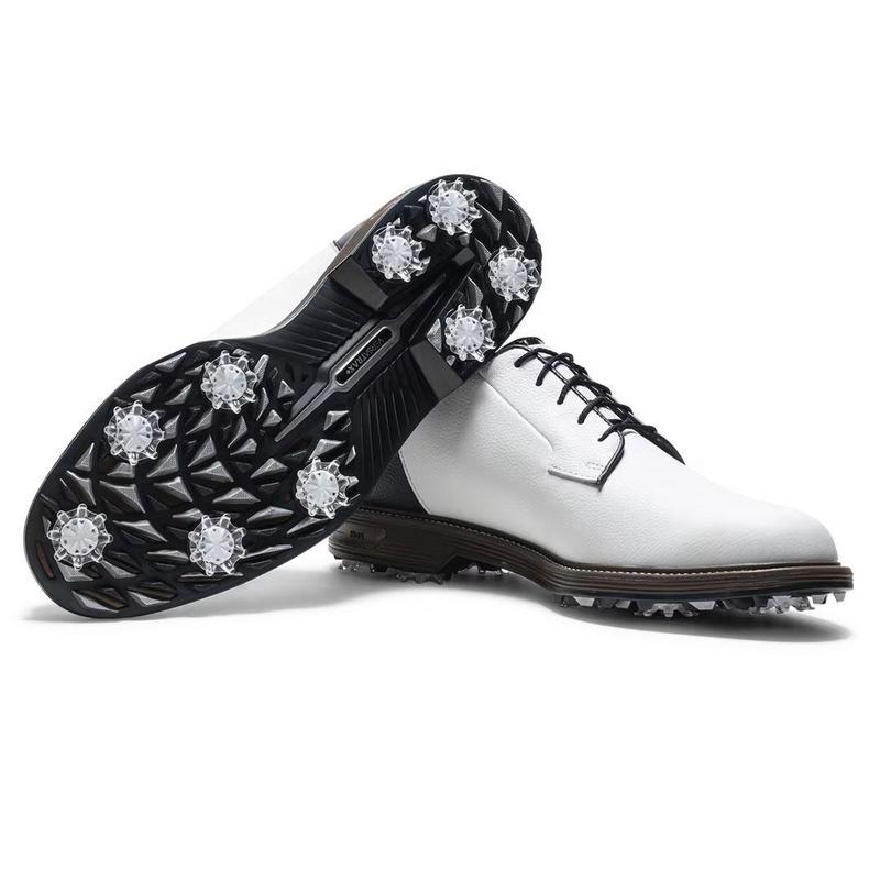 FootJoy Premiere Series Field LX Mens Golf Shoes - White/Brown/Navy - main image