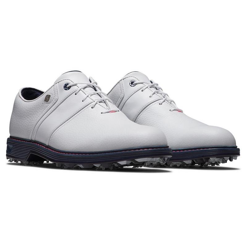 FootJoy Premiere Series Packard Golf Shoes - White/Pink/Navy - main image