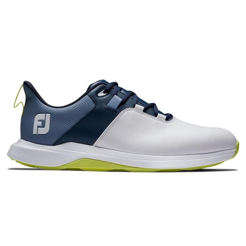 FootJoy ProLite Golf Shoes - White/Navy/Lime - main image