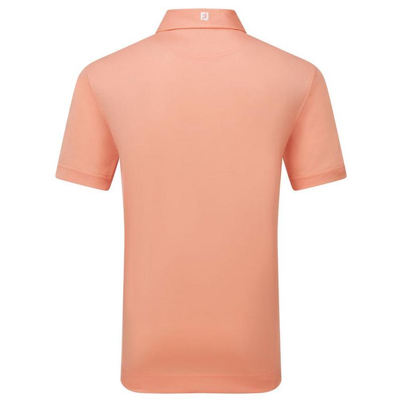 FootJoy Stretch Pique Solid Shirt - Papaya - main image