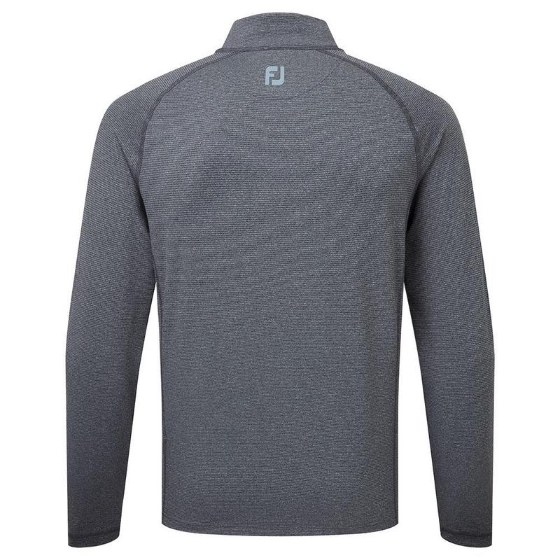 FootJoy ThermoSeries Brushed Back Golf Midlayer - Heather Navy - main image