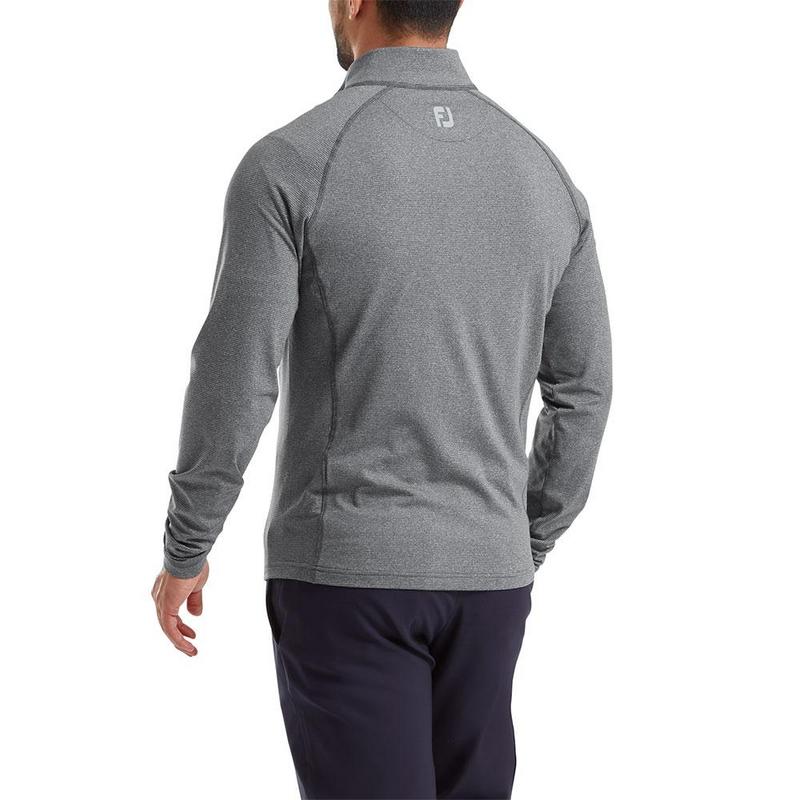 FootJoy ThermoSeries Brushed Back Golf Midlayer - Heather Navy - main image