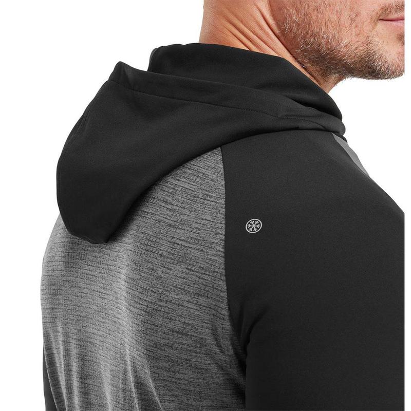 FootJoy ThermoSeries Pullover Golf Hoodie - Charcoal/Black - main image