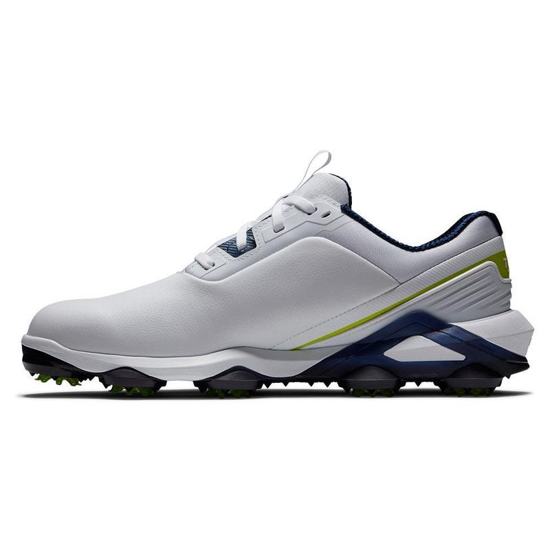 FootJoy Tour Alpha 2.0 Golf Shoes - White/Navy/Lime - main image