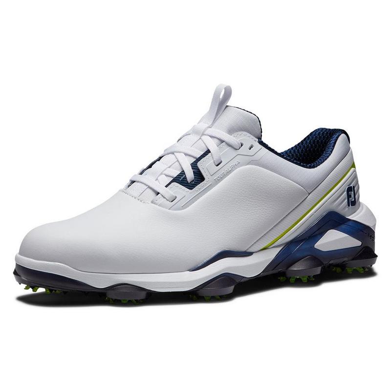 FootJoy Tour Alpha 2.0 Golf Shoes - White/Navy/Lime - main image