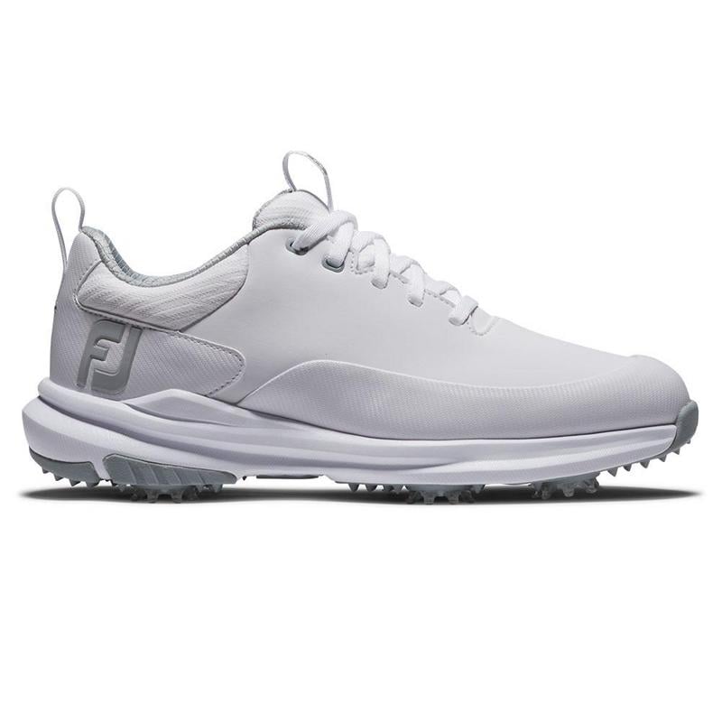 FootJoy Tour Rival Ladies Golf Shoes - White/White/Grey - main image