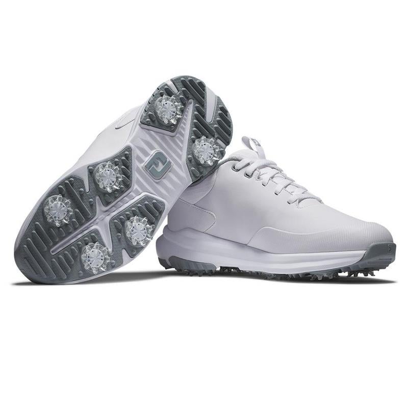 FootJoy Tour Rival Ladies Golf Shoes - White/White/Grey - main image